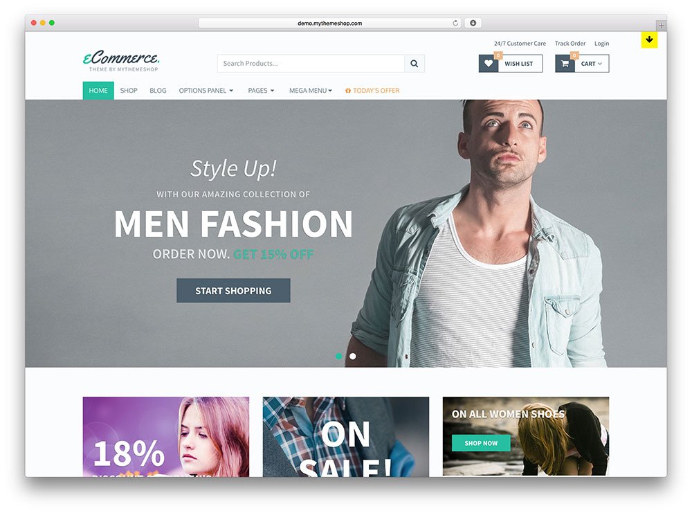 ecommerce mytheme