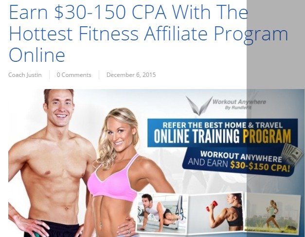 workoutanywhere affiliate program