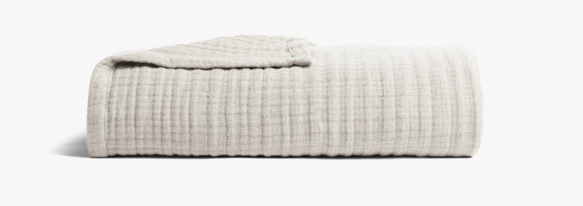 Oversized Cloud Linen Gauze Throw